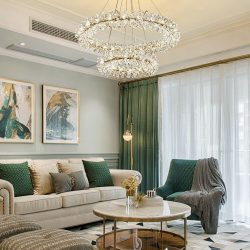 Alternative view of Đèn chùm pha lê cao cấp SC082-SR