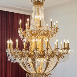 Alternative view of Đèn Chùm Đồng Tân Cổ Cao Cấp SC01- CĐTC