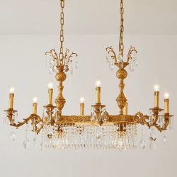 Alternative view of Đèn Chùm Đồng Tân Cổ Cao Cấp SC010- CĐTC