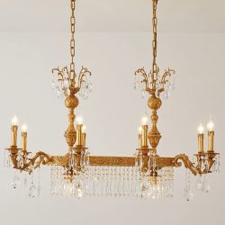 Đèn Chùm Đồng Tân Cổ Cao Cấp SC010- CĐTC