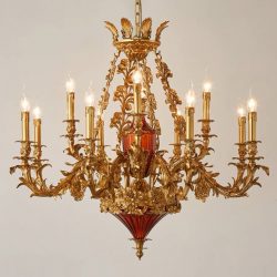 Đèn Chùm Đồng Tân Cổ Cao Cấp SC011- CĐTC