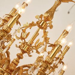 Alternative view of Đèn Chùm Đồng Tân Cổ Cao Cấp SC012- CĐTC