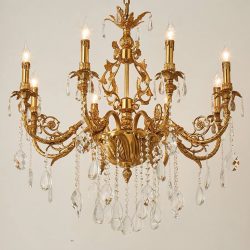 Đèn Chùm Đồng Tân Cổ Cao Cấp SC012- CĐTC