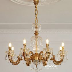 Đèn Chùm Đồng Tân Cổ Cao Cấp SC013- CĐTC