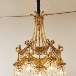 Đèn Chùm Đồng Tân Cổ Cao Cấp SC019- CĐTC