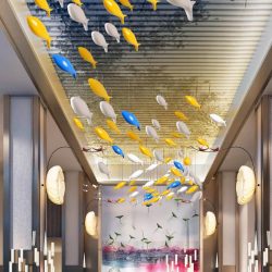 Alternative view of Đèn Thông Tầng Hiện Đại SC057- TT