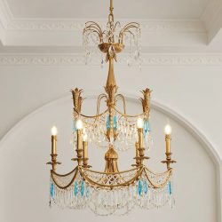 Đèn Chùm Đồng Tân Cổ Cao Cấp SC022- CĐTC