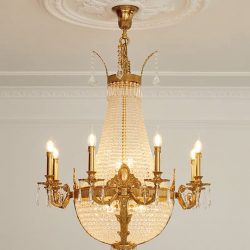 Đèn Chùm Đồng Tân Cổ Cao Cấp SC033- CĐTC