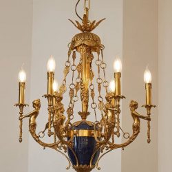 Đèn Chùm Đồng Tân Cổ Cao Cấp SC035- CĐTC