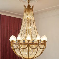 Alternative view of Đèn Chùm Đồng Tân Cổ Cao Cấp SC036- CĐTC