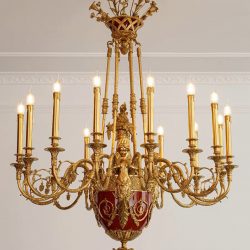 Đèn Chùm Đồng Tân Cổ Cao Cấp SC037- CĐTC