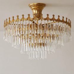 Alternative view of Đèn Chùm Đồng Tân Cổ Cao Cấp SC039- CĐTC