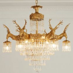 Đèn Chùm Đồng Tân Cổ Cao Cấp SC04- CĐTC