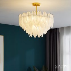 Alternative view of Đèn chùm pha lê cao cấp SC0268-SR