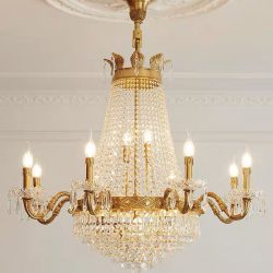 Đèn Chùm Đồng Tân Cổ Cao Cấp SC08- CĐTC