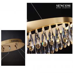 Alternative view of Đèn chùm pha lê cao cấp SC0175-SR