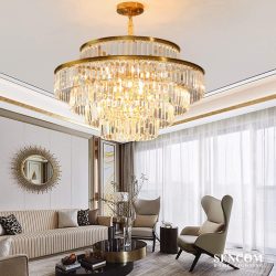 Alternative view of Đèn chùm pha lê cao cấp SC0166-SR