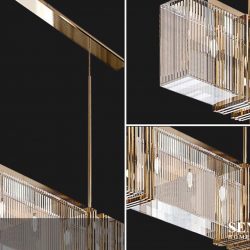 Alternative view of Đèn chùm pha lê cao cấp SC0161-SR