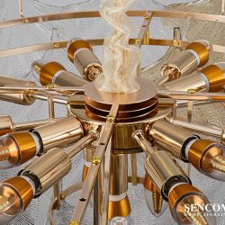 Alternative view of Đèn chùm pha lê cao cấp SC0138-SR