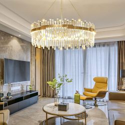 Alternative view of Đèn chùm pha lê cao cấp SC0207-SR