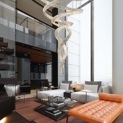 Alternative view of Đèn chùm pha lê cao cấp SC0211-SR