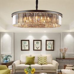 Alternative view of Đèn chùm pha lê cao cấp SC0125-SR