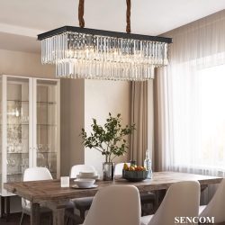 Alternative view of Đèn chùm pha lê cao cấp SC0132-SR