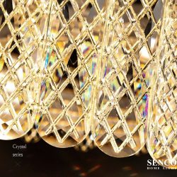 Alternative view of Đèn chùm pha lê cao cấp SC0238-SR