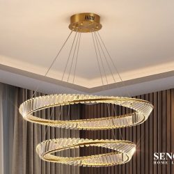 Alternative view of Đèn chùm pha lê cao cấp SC0243-SR