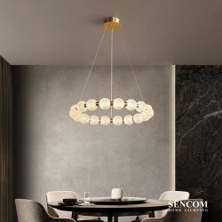 Alternative view of Đèn chùm pha lê cao cấp SC0251-SR