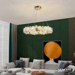 Alternative view of Đèn chùm pha lê cao cấp SC0255-SR