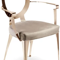 Miss uncovered backrest armchair