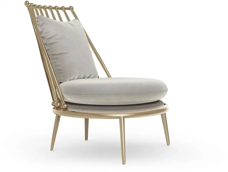 Aurora iron back armchair