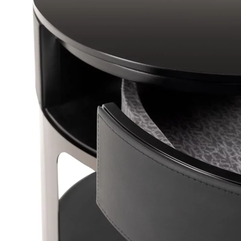 Medallion bedside table