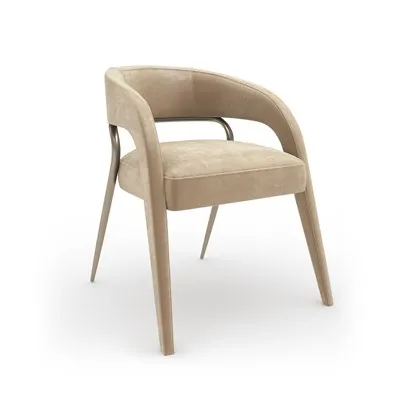 Alternative view of Gazelle Dining Chair - Ivory