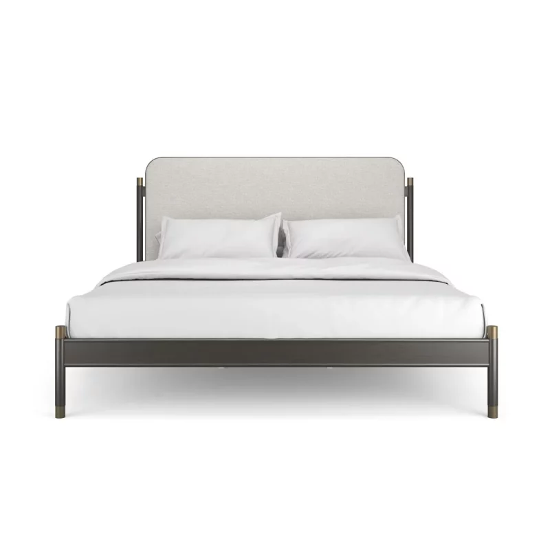 Campaign king bed