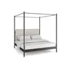 Alternative view of Campaign king bed with canopy