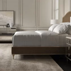 Alternative view of Fontainebleau platform king bed