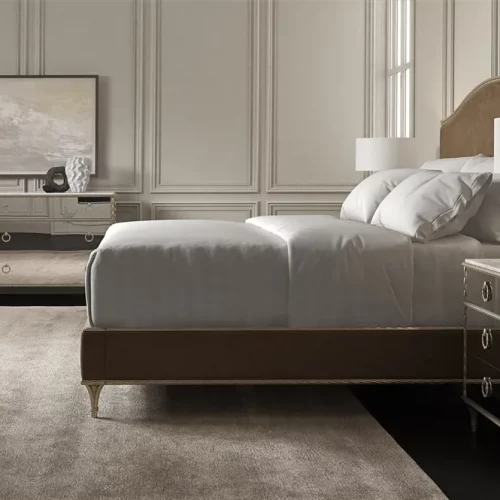 Alternative view of Fontainebleau platform king bed