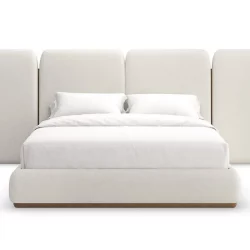 Malta upholstered king bed