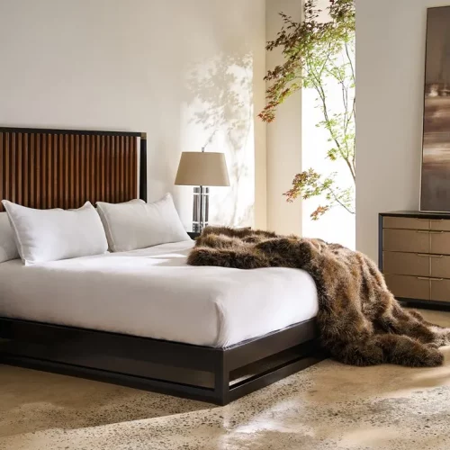 Alternative view of Pinstripe slatted kg bed light