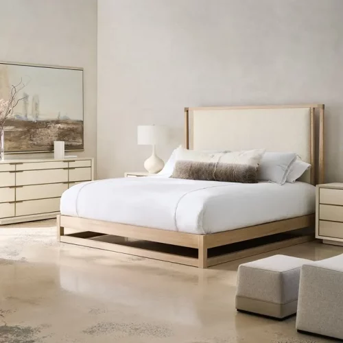 Alternative view of Pinstripe uph kg bed light